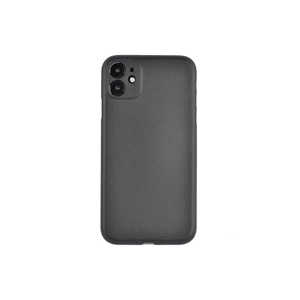 Étui de protection en silicone noir fin pour iPhone 12, série Netzy A53 Tiny, coque de téléphone portable souple - Product Image 1