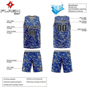 Camiseta de baloncesto juvenil Reversible personalizada para hombre de alta calidad duradera transpirable Elegante ropa de baloncesto equipos deportivos - Product Image 4