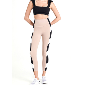 Fabricant de services OEM, leggings de fitness professionnels pour femmes, taille haute, tricotés, respirants, couleurs et logo personnalisés, meilleur prix - Product Image 4