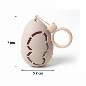 XHJ Cross-border New Silicone Love Beauty <b>Egg</b> Storage Dustproof Breathable Face Powder Puff Protective Cover for Bag - Product Image 2