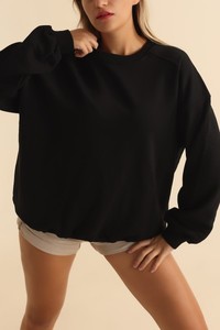 Sudadera de mujer con diseño de hombro caído de nuevo estilo en diferentes estilos - Product Image 4