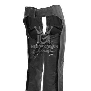 Chaps de cuero de alta calidad para montar a caballo de estilo clásico 2025 Pakistan Made Men Horse Riding Chaps - Product Image 4