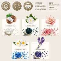 Cire dépilatoire industrielle Lifestance à marque privée, à base de cire d'abeille, de colophane et de sucre de bois, 1000g, pour le corps, le visage et les jambes, convient à tous les types de peau