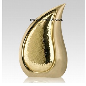 Cremation Urns and Copper Metal American Style Burial Funeral <b>Keepsake</b> <b>Memorial</b> Human Ashes Container Jar Pot 3x3x6 Inch - Product Image 2