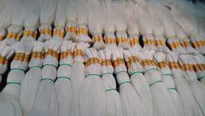 TOP GRADE <b>INDIAN</b> HUMAN INDIVIDUAL DONOR HAIR BUNDLES Nano <b>Ring</b> Extension Techniques Used Remy Hair Bundles HAIR KING Silky - Product Image 3