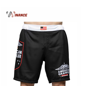 กางเกงขาสั้น MMA สำหรับผู้ชายกางเกงขาสั้นสำหรับต่อยมวย MMA กางเกงขาสั้นออกแบบโลโก้ได้ตามที่ต้องการ - Product Image 1