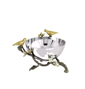 ชามสแตนเลสสำหรับตกแต่งบ้านที่เสิร์ฟสำหรับงานแต่งงานชามสแตนเลสสำหรับตกแต่งโต๊ะคุณภาพพิเศษ - Product Image 5