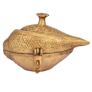 Royal Kumkum Box Brass Chandan Chawal Holder High Quality Customized Logo <b>for</b> <b>Home</b> Temple Gifting <b>Pooja</b> Thali <b>Mandir</b> Party - Product Image 5