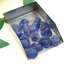 Meilleure qualité meilleure vente taille personnalisée pierre brute de tanzanite naturelle pierres précieuses calibrées en vrac à vendre par le vendeur indien - Product Image 3
