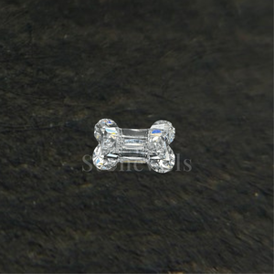 เพชรสังเคราะห์สำหรับ3CT 0.5CT โตจากห้องทดลองรูปกระดูก HPHT CVD IGI สำหรับ GIA ได้รับการรับรองสำหรับเครื่องประดับ - Product Image 5