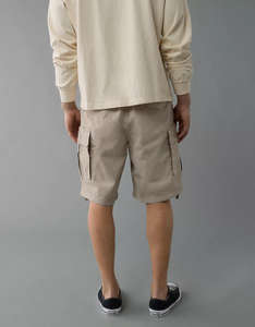 Vente en gros de shorts cargo pour hommes taille élastique Streetwear décontracté pour hommes pantalons courts cargo en coton éponge française short de survêtement en tissu - Product Image 5