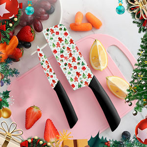 Couteau de poche de chef en céramique super tranchant, 4 ensembles, pliable, pour les aventures en plein air, la randonnée, manche en plastique, vente chaude, prix d'usine, Ebay - Product Image 3