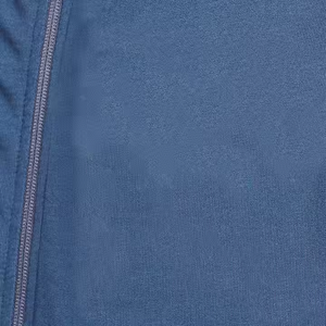 Sweat à capuche zippé intégral 100 % coton mélangé pour homme, 400 g/m², avec impression en relief, couleur unie - Product Image 5