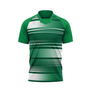 Camiseta de fútbol de poliéster sublimada personalizada, ropa deportiva sostenible superior con impresión de nombre y número para el club de fútbol de Francia. - Product Image 2