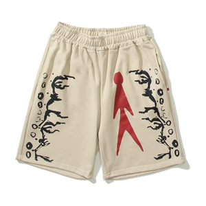 Nouveautés : Shorts de sport personnalisés pour hommes – Respirants, imperméables, séchage rapide, motif uni, style décontracté, pour le fitness et le sport - Product Image 1