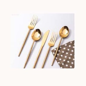 Vente en gros de couverts lourds pour restaurant, ensemble de couverts en acier inoxydable à manche rond pour couteau, cuillère, fourchette et miroir pour mariage - Product Image 1