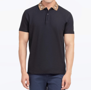 Chemises de golf pour hommes de haute qualité et luxueuses, en polyester tricoté, impression DTG personnalisée, décontractées, unies, teintes, séchage rapide, respirantes - Product Image 1