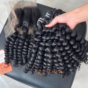 Produit chaud Extensions de cheveux de trame noire ondulée profonde de haute qualité 100% paquets de cheveux vietnamiens bruts disponibles à expédier - Product Image 6
