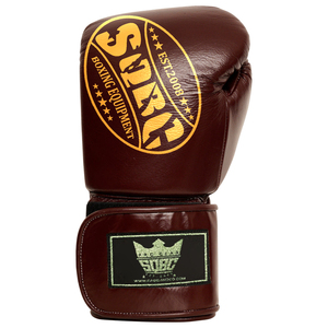 Gants de boxe en cuir marron vintage OEM nouveauté vente en gros gants de boxe en cuir PU et gants de kickboxing - Product Image 2