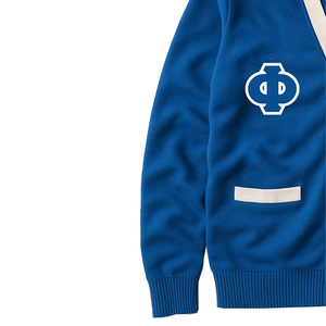 Vêtements d'école sur mesure en gros 2025, tricot classique grec, cardigan, pull en tricot, sororité, coton, acrylique - Product Image 3