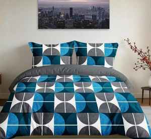 Drap de lit en tissu Oxford en coton poly interlock imprimé tissé durable |   Revêtement en PU respirant |   Poids moyen |   Maison, hôtel, hôpital - Product Image 3