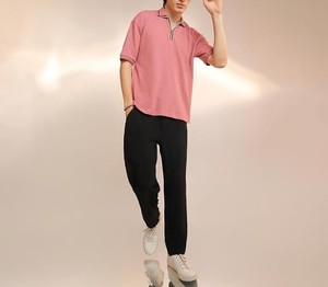 Manufacturers Wholesale Men's Regular Fit <b>Half</b>-<b>Button</b> Closure Polo T-<b>Shirt</b> For Casual Wear - Product Image 4