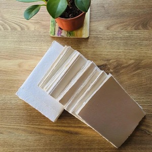 Granel 320gsm 140lb 100 y 200 Khadi 100% trapo de algodón hecho a mano DeckleEdge - Product Image 4