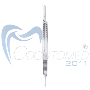 Odontomed2011 High Quality Stainless Steel Scalpel Handle No 3 with Surgical Blades for Hospital Use Model ODM-25-106F - Product Image 6