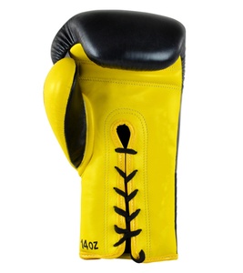 Guantes de Boxeo Profesionales de Cuero Vacuno de 8oz y 12oz, Transpirables, Diseño Personalizado, con Cordones, para Entrenamiento y Competencia, Gran Venta - Product Image 6