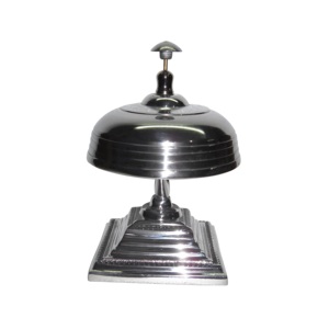 Vente chaude pousser et appuyer sur cloche d'appel pour la réception de l'hôtel et le Restaurant Vintage en laiton suspendu cloche Antique article décoratif pour la maison - Product Image 6