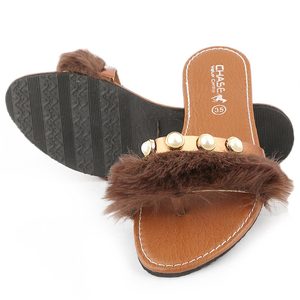 รองเท้าแตะเด็กผู้หญิง (001-A) - สีน้ำตาล - Product Image 5