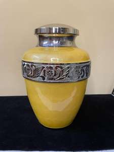 โกศบรรจุอัฐิสำหรับผู้ใหญ่ ดีไซน์หรูหราแบบอเมริกัน ผลิตจากโลหะ สวยงาม เหมาะสำหรับงานศพและการเก็บรักษาอัฐิ - Product Image 5