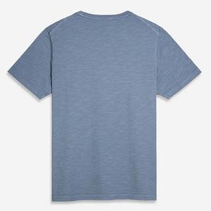 Camiseta personalizada de alta calidad al por mayor 100% algodón cuello redondo impresión personalizada hombres bolsillo camiseta - Product Image 5