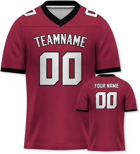 Maillots de football américain personnalisés respirants à manches courtes uniformes - Product Image 2