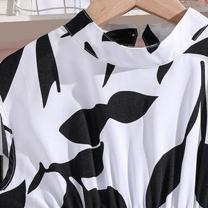 Nouvelle Jupe d'Été pour Filles de 6 à 12 Ans, Jupe Princesse Imprimée à la Taille de Style Occidental - Product Image 2