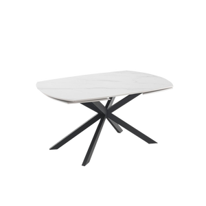 Mesa de Comedor Extensible y Giratoria de Acero Moderno Ram Industrie N501200B, Capacidad de 80 kg, Longitud de 120-200 cm, para Cocina, Sala de Estar y Comedor - Product Image 2