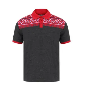 Men Pure Cotton Shoulder Printed Design Standard Sizes USA Wear Blank Polo Golf Shirt