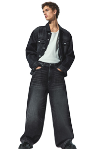 Top Selling 100% Cotton Men's Denim 5-Pocket Jeans New Design Baggy Fit Rounded Legs Paisley Factory Wholesale Best Price - Product Image 4