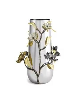 Vase à fleurs de table au design moderne avec finition noire, pots de vases décoratifs très demandés - Product Image 3