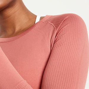 Nouveau design meilleure vente T-shirts à manches longues pour femmes vente en gros personnalisé respirant surdimensionné 100% coton été écologique rapide - Product Image 5