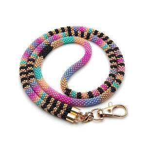 Seed Beads <b>Lanyards</b> Keychains Beaded Crafts Handmade Keychains DIY <b>Lanyards</b> Beading Patterns Crafts Seed <b>Lanyard</b> - Product Image 3