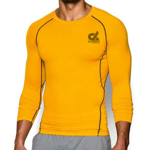 T-shirt de compression en spandex respirant et écologique personnalisé OEM UPF50+ pour hommes, rashguard pour le surf, la plongée, le BJJ, le MMA, la salle de sport et les sports - Product Image 3