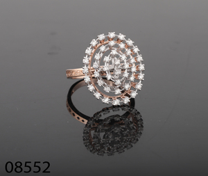 แหวนแต่งงานทรงกลมประดับเพชรเกล็ดหิมะสำหรับผู้หญิงแหวนทอง14K/18K สำหรับปาร์ตี้ได้รับการรับรองจาก IGI - Product Image 3