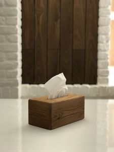 DECORATION NAPKIN HOLDER <b>BAR</b> TISSU HOLDER Hotel Wooden Napkin Organizer Hospitality Table Accessory Premium Wooden Napkin - Product Image 3