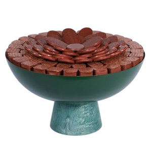 Classic Silver Plated Serving Tray With Elegant Bowls Chocolate Platter Perfect For Wedding Events & Celebrations <b>Cheap</b> Price - Product Image 6