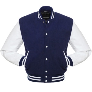LOW MOQ Varisty Jackets Cuerpo de lana con mangas de cuero-Totalmente hecho a medida-Cualquier color Cualquier diseño - Product Image 1