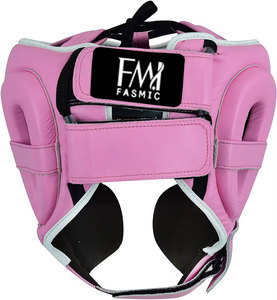 Protège-tête de boxe professionnel en cuir, couleur et logo personnalisés, DUAL SPORT, haute qualité pour adultes - Product Image 2