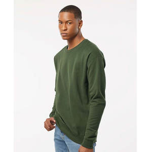 OEM Wholesale Custom Oversized 3D Logo Sweatshirt <b>Jumpers</b> Embossed High Quality Crew Neck Embroidery Sweatshirt for Men - Product Image 2