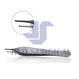 Pinzas de sutura Adson Alicates de tejido de microdisección de Medentra Producto de marca Sundal de acero marrón y acero inoxidable - Product Image 2