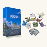 Juguetes Educativos Islámicos para Musulmanes, Enseñanza de la Oración Sala, Juego de Mesa Islámico Usolli, Tarjetas para Toda la Familia, Regalos de Ramadán y Eid